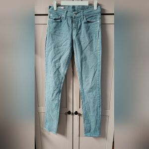 Red Engine Teal Cayenne Denim Jeans Sz 27